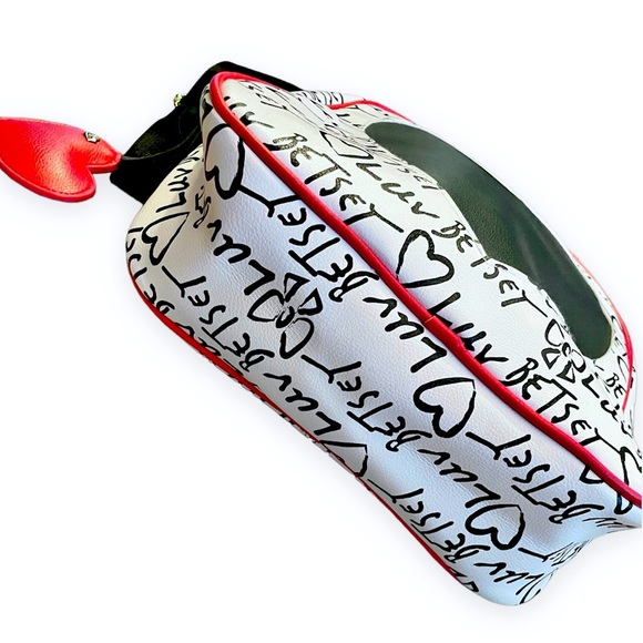 Betsey Johnson Amor mini backpack purse hearts romantic eclectic feminine unique main image 9